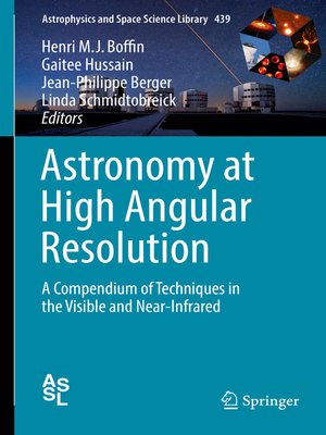 cover image of Astronomy at High Angular Resolution